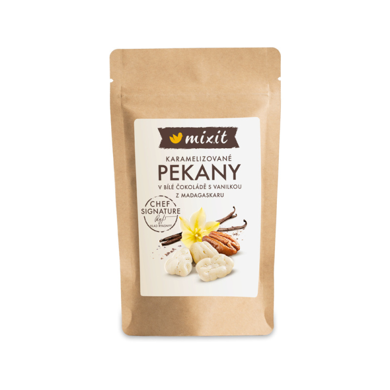 MIXIT Pekanové ořechy s madagaskarskou vanilkou a bílou čokoládou 100 g