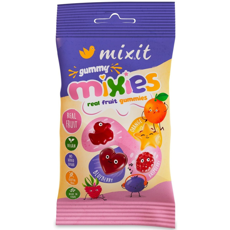 Mixit Ovocné Mixies přírodní želé bonbóny