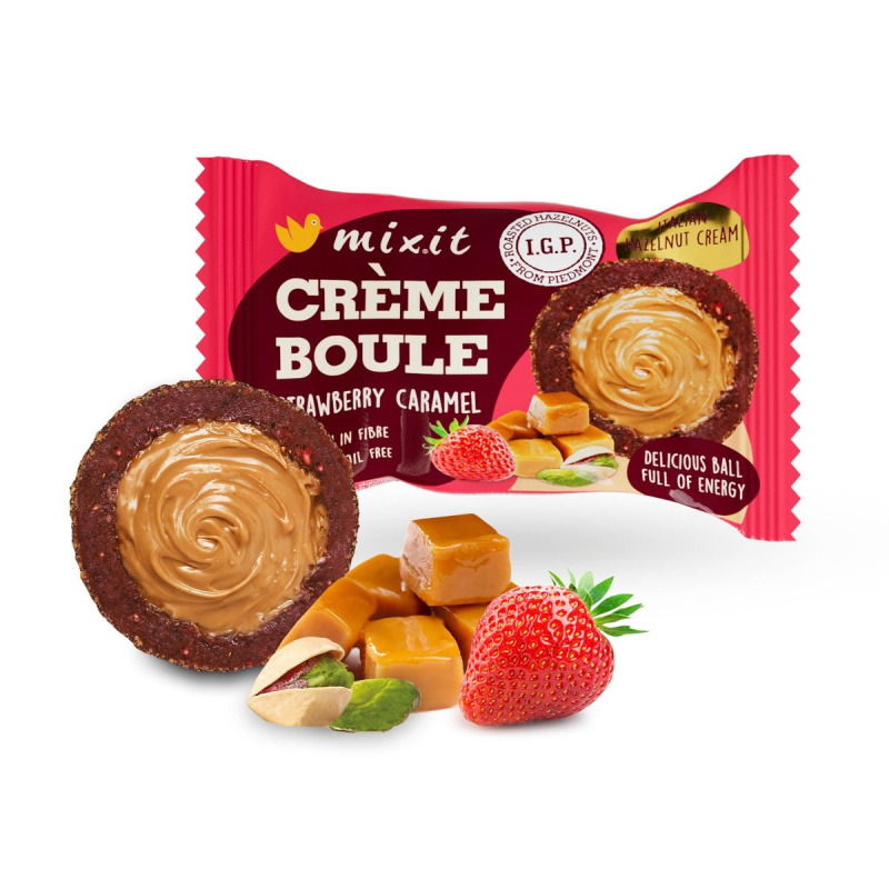Mixit Créme boule strawberry caramel