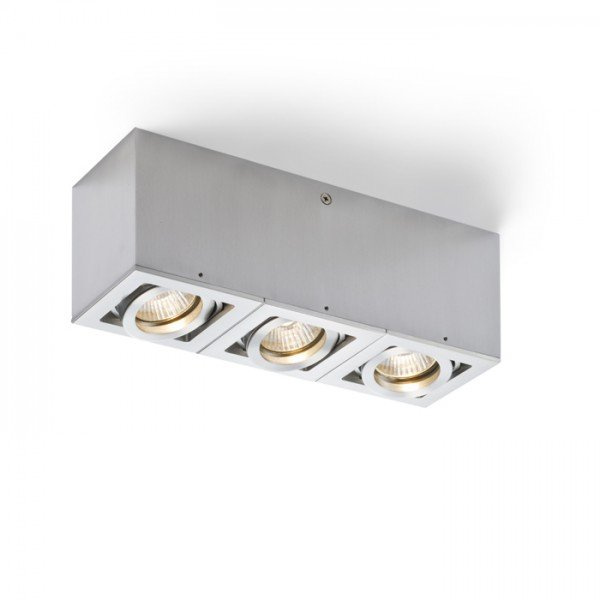 Stropní svítidlo BERIT III hliník  230V GU10 3x50W - RED - DESIGN RENDL