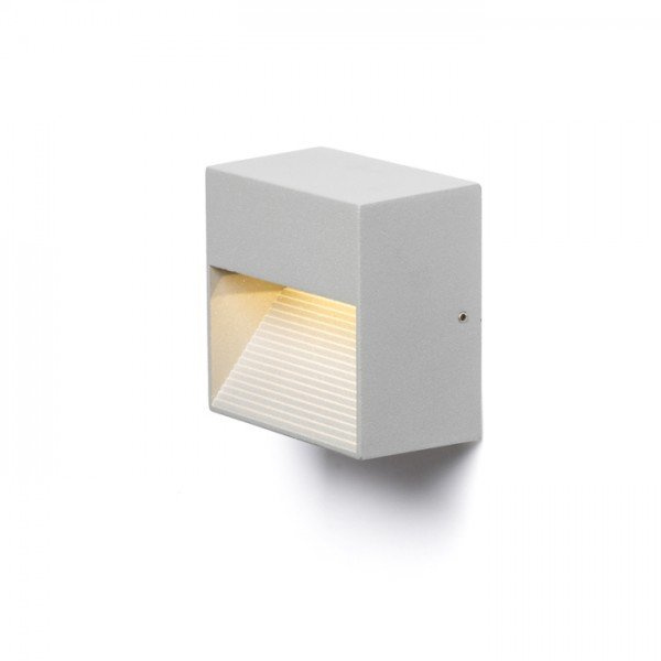 ITAKA nástěnná stříbrnošedá 230V/350mA LED 2x1W IP54 3000K - RED - DESIGN RENDL
