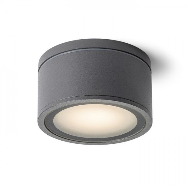 MERIDO stropní antracitová 230V GX53 11W IP44 - RED - DESIGN RENDL