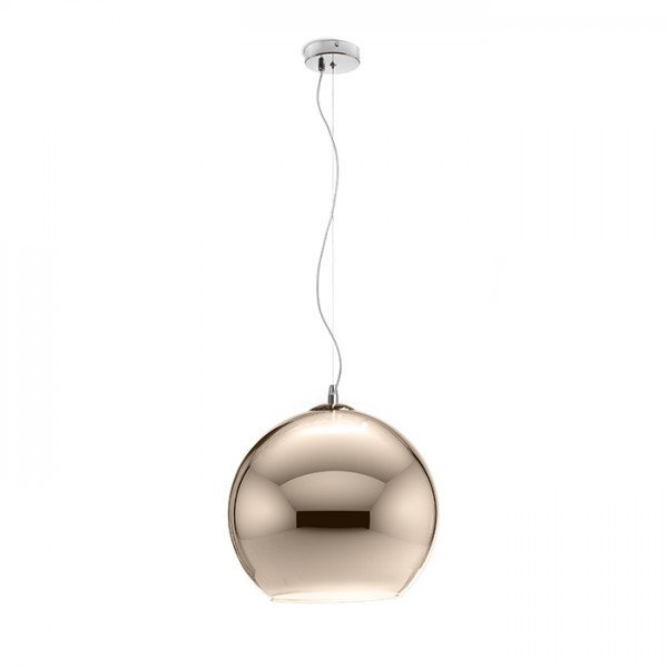 BEAU MONDE 25 závěsná měděné sklo 230V E27 60W - RED - DESIGN RENDL