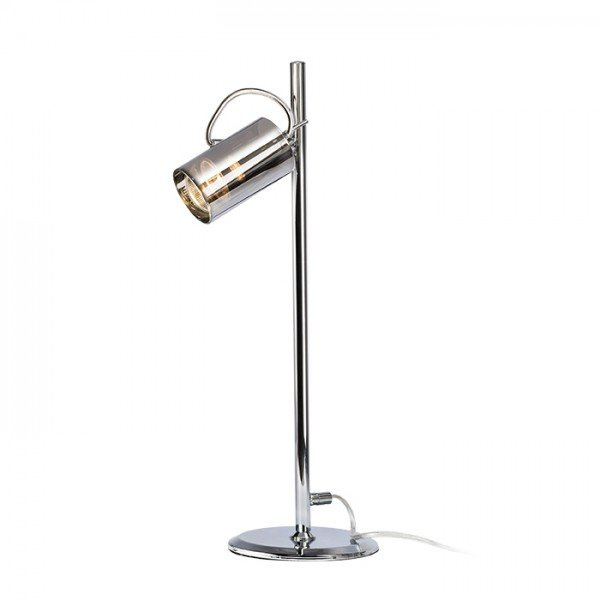 BUGSY stolní chromované sklo 230V GU10 50W - RED - DESIGN RENDL