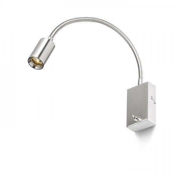 VERSA nástěnná matný nikl 230V LED 3W 40° 3000K, 240lm - RED - DESIGN RENDL
