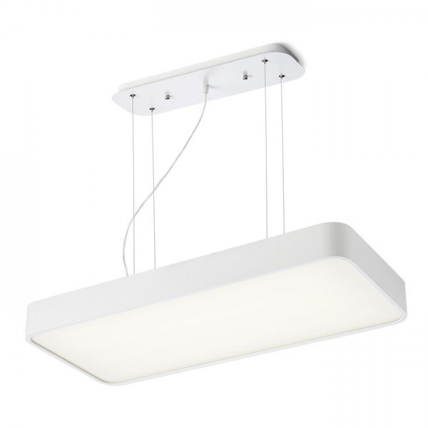 MENSA obdelníková závěsná bílá 230V LED 36W 3000K - RED - DESIGN RENDL