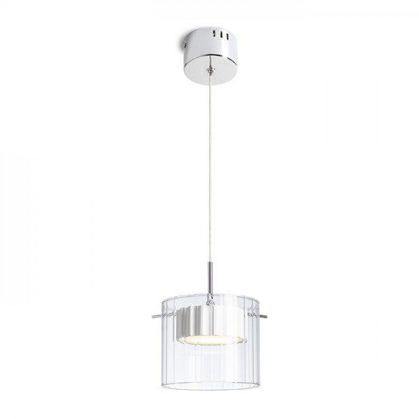 ESTRA I závěsná bílá čiré sklo 230V LED 5W 3000K - RED - DESIGN RENDL