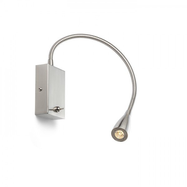 POINT nástěnná matný nikl 230V LED 3W 40° 3000K - RED - DESIGN RENDL