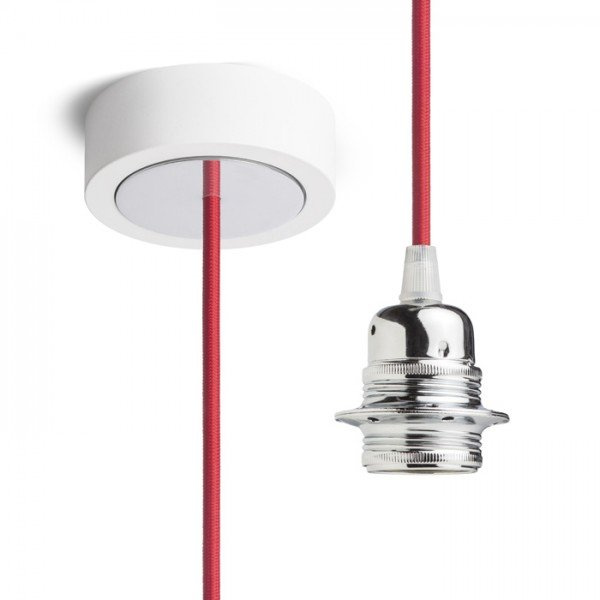 HEX závěsná sada BZ+ČEK+CHO+CHK1 230V E27 28W - RED - DESIGN RENDL