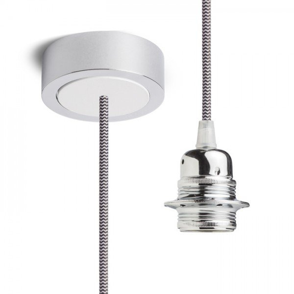 HEX závěsná sada CHZ+Č/BK+CHO+BK1  230V E27 28W - RED - DESIGN RENDL