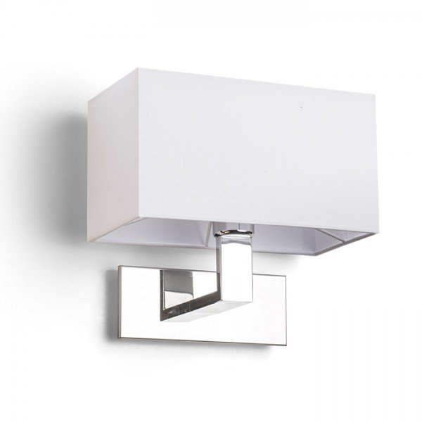 PLAZA nástěnná bílá chrom 230V E27 42W - RED - DESIGN RENDL