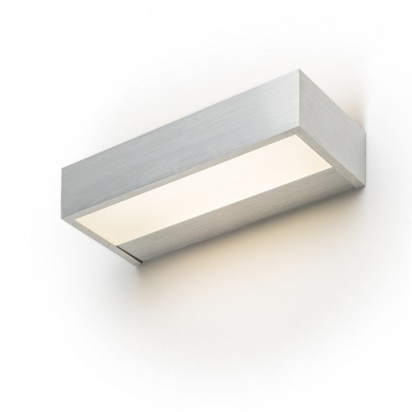 PRIO LED 38 nástěnná česaný hliník 230V LED 16W 3000K - RED - DESIGN RENDL