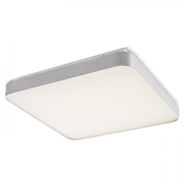 MENSA SQ 80 stropní česaný hliník 230V LED 138W 3000K - RED - DESIGN RENDL