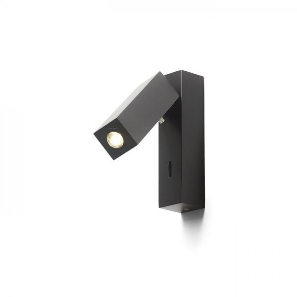 FADO I nástěnná černá 230V LED 3W 45° 3000K - RED - DESIGN RENDL