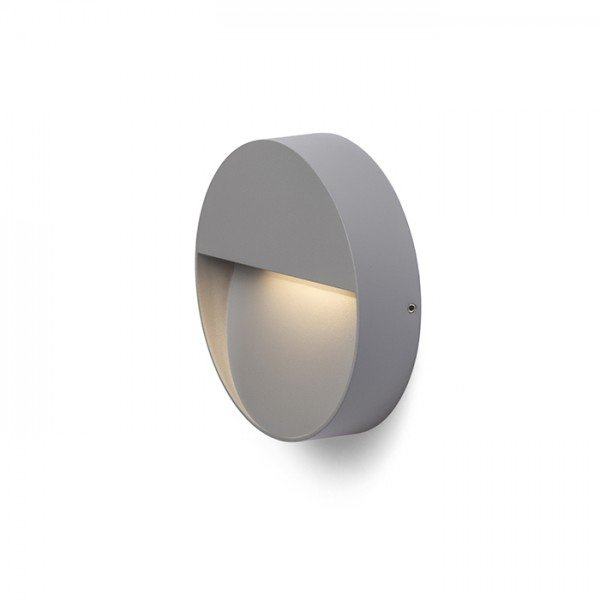 AQILA R nástěnná šedá 230V LED 6W IP54 3000K - RED - DESIGN RENDL