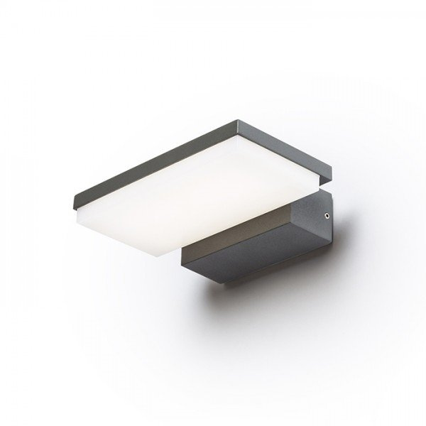 XYLO nástěnná antracitová 230V LED 8W IP54 3000K - RED - DESIGN RENDL