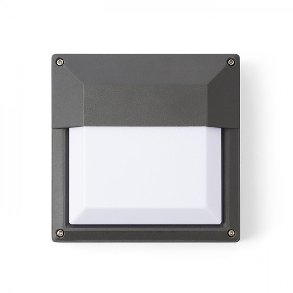 DELTA 215 nástěnná antracitová 230V E27 18W IP54 - RED - DESIGN RENDL