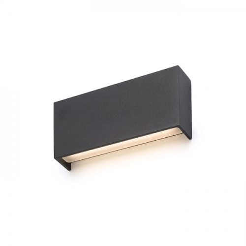 TORINO nástěnná černá 230V LED 2x5W IP54 3000K - RED - DESIGN RENDL