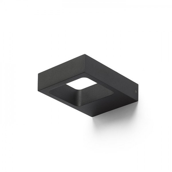LEA nástěnná černá 230V LED 6W 3000K - RED - DESIGN RENDL