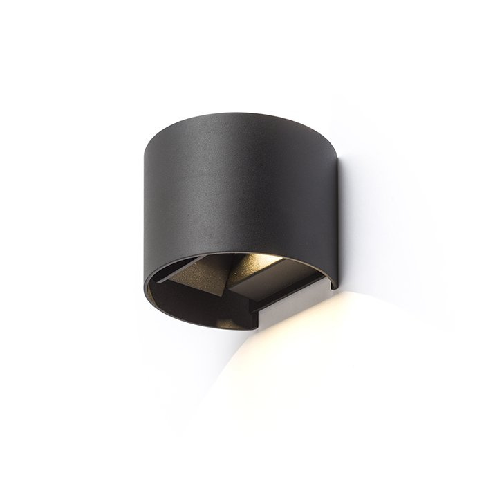 TITO R nástěnná černá 230V LED 6W IP54 3000K - RED - DESIGN RENDL