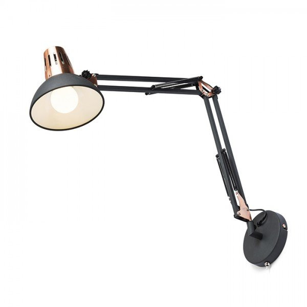 ANTE nástěnná černá měď 230V E27 28W - RED - DESIGN RENDL