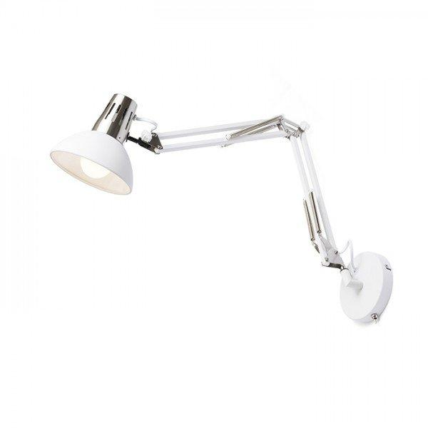 ANTE nástěnná bílá matný nikl 230V E27 28W - RED - DESIGN RENDL