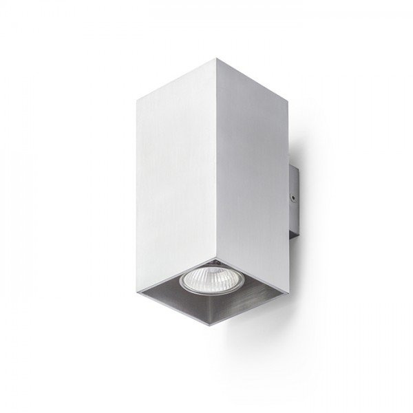 AGATE II nástěnná česaný hliník 230V GU10 2x35W - RED - DESIGN RENDL