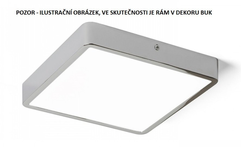 // HUE SQ 22 stropní dekor buk 230V LED 24W 3000K - RED - DESIGN RENDL