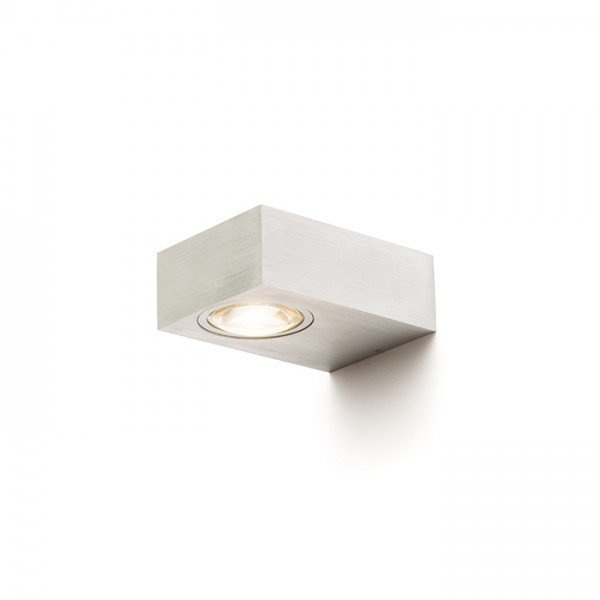 KORSO I nástěnná česaný hliník 230V LED 5W 120° IP54 3000K - RED - DESIGN RENDL