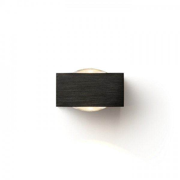 KORSO II nástěnná černý elox 230V LED 2x3W 120° IP54 3000K - RED - DESIGN RENDL