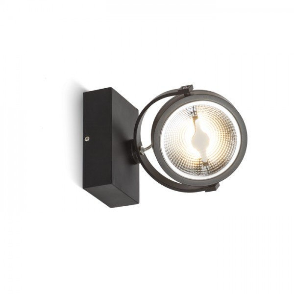 KELLY LED I DIMM nástěnná černá 230V LED 12W 24° 3000K - RED - DESIGN RENDL