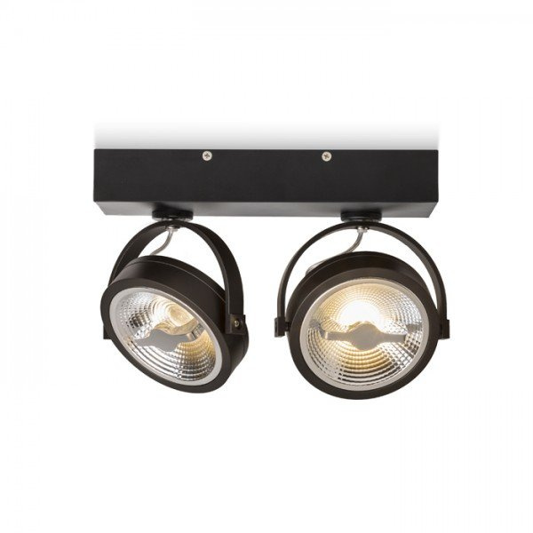 KELLY LED II DIMM nástěnná černá 230V LED 2x12W 24° 3000K - RED - DESIGN RENDL