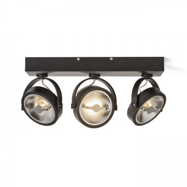 KELLY LED III DIMM nástěnná černá 230V LED 3x12W 24° 3000K - RED - DESIGN RENDL