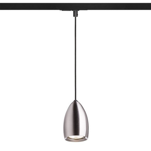 BABADES pro jednookr. lištu matný nikl 230V GU10 35W - RED - DESIGN RENDL
