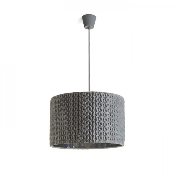 AINO 40 závěsná šedá chrom 230V E27 28W - RED - DESIGN RENDL