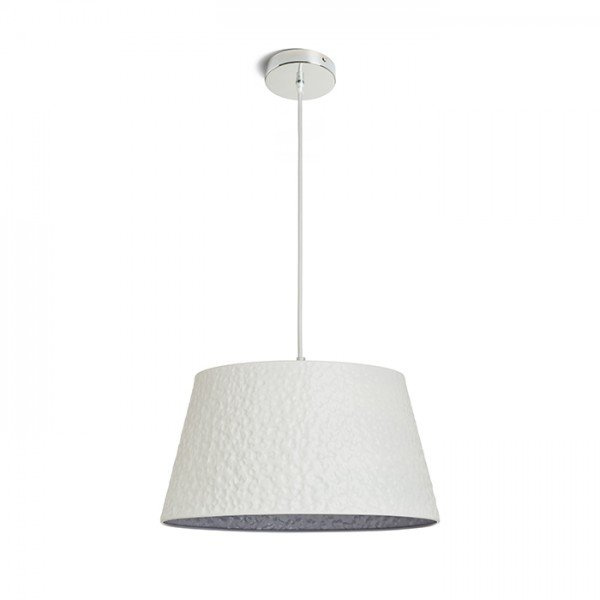 BUCKY 40 závěsná bílá/šedá kov 230V E27 28W - RED - DESIGN RENDL