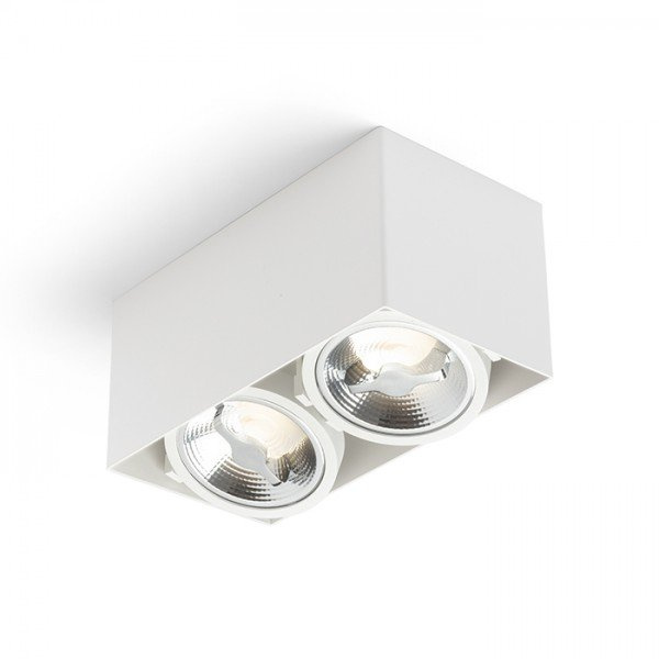 JAMES II DIMM stropní matná bílá 230V LED 2x15W 24° 3000K - RED - DESIGN RENDL
