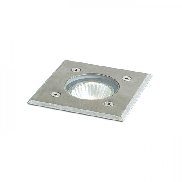 ORBU SQ 10 zápustná nerezová ocel 230V LED GU10 15W IP67 - RED - DESIGN RENDL