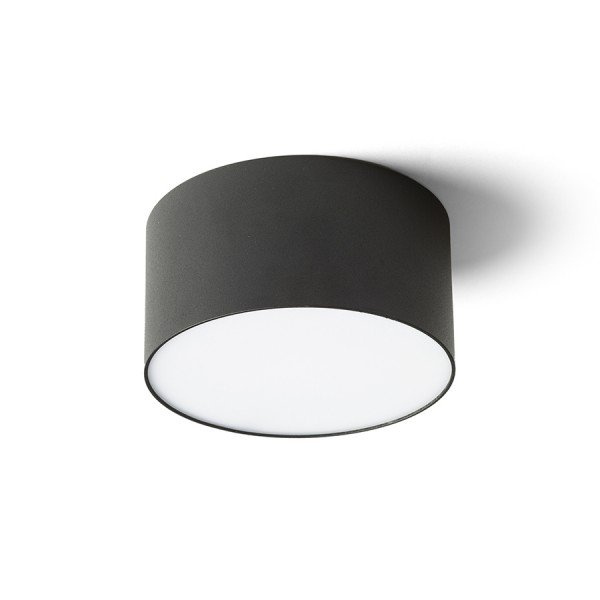 LARISA R 12 stropní černá 230V LED 10W 3000K - RED - DESIGN RENDL