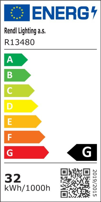 LARISA R 30 stropní černá  230V LED 30W  3000K - RED - DESIGN RENDL