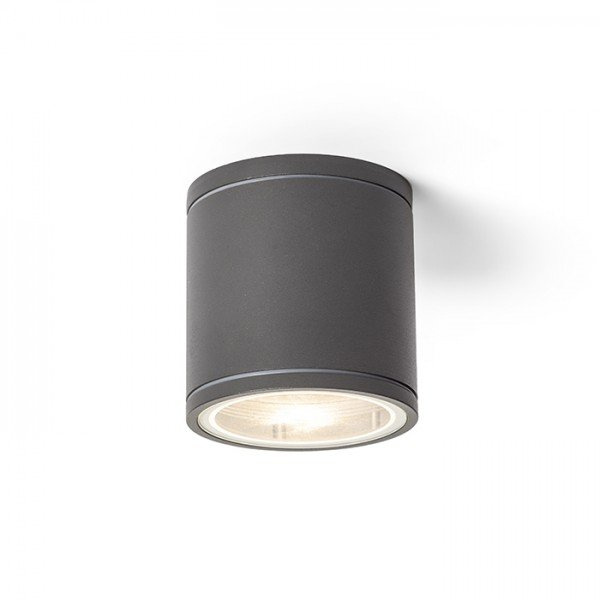LIZZI stropní antracitová 230V GU10 35W IP54 - RED - DESIGN RENDL