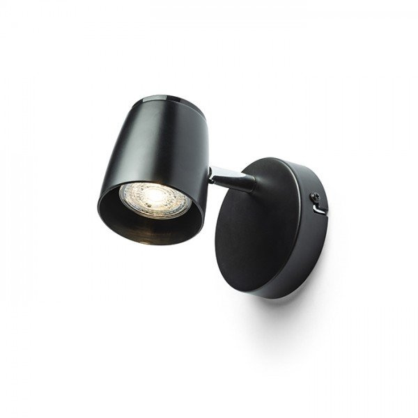 JOLI I nástěnná černá 230V LED GU10 10W - RED - DESIGN RENDL