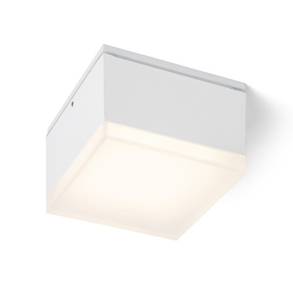 ORIN SQ stropní bílá satinovaný akryl 230V LED 10W IP54 3000K - RED - DESIGN RENDL