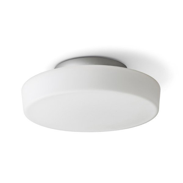 ZARA LED 26 stropní opálové sklo/chrom 230V LED 12W IP44 3000K - RED - DESIGN RENDL