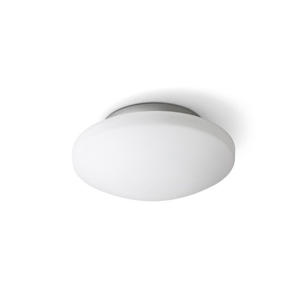 SARA LED 26 stropní opálové sklo/chrom 230V LED 12W IP44 3000K - RED - DESIGN RENDL