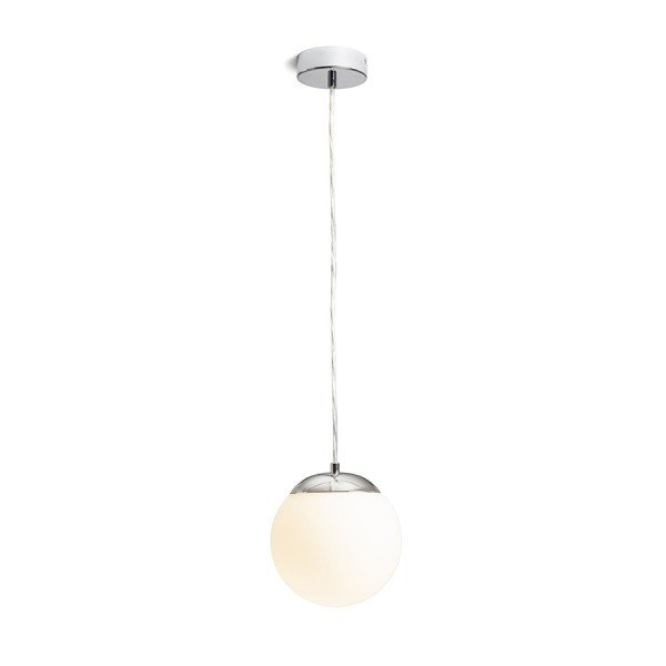 BOLLY 17 závěsná opálové sklo/chrom 230V LED E27 15W IP44 - RED - DESIGN RENDL