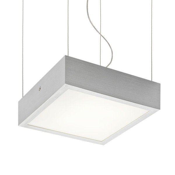 STRUCTURAL LED 20x20 závěsná česaný hliník 230V LED 12W 3000K - RED - DESIGN RENDL