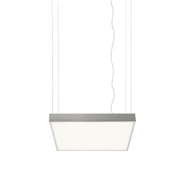 STRUCTURAL LED 55x55 závěsná česaný hliník 230V LED 48W 3000K - RED - DESIGN RENDL