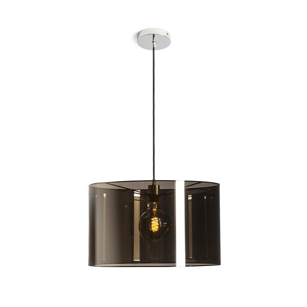FANCY 50/30 závěsná kouřová fólie 230V E27 20W - RED - DESIGN RENDL