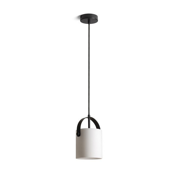 JULIETTA 16 závěsná opálové sklo/černá 230V E27 20W - RED - DESIGN RENDL